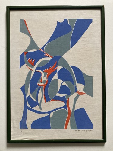 Serigrafia astratta vintage