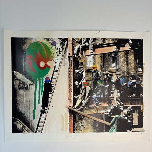 Stampa dipinta mano art - a, by