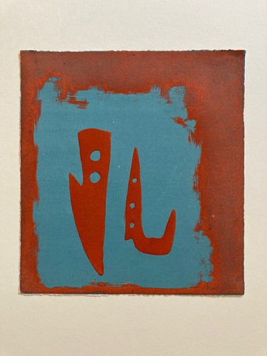 Serigrafia astratta vintage