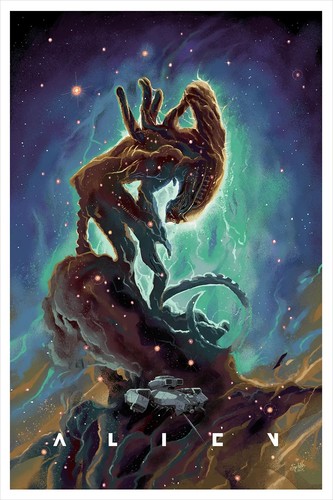 Poster alien danny schlitz - poster,