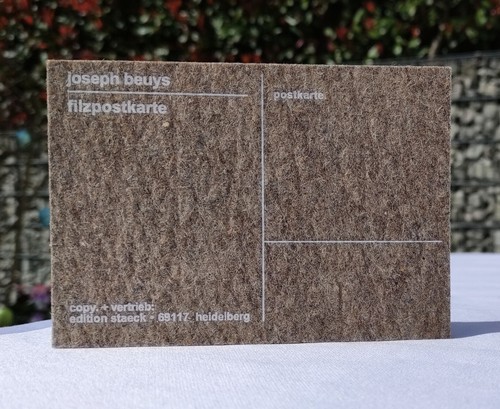 Joseph beuys cartolina - joseph,