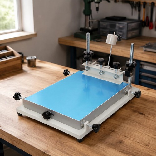 Tavolo serigrafico manuale con - tavolo,