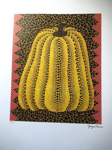 Yayoi kusama litografia - yayoi,
