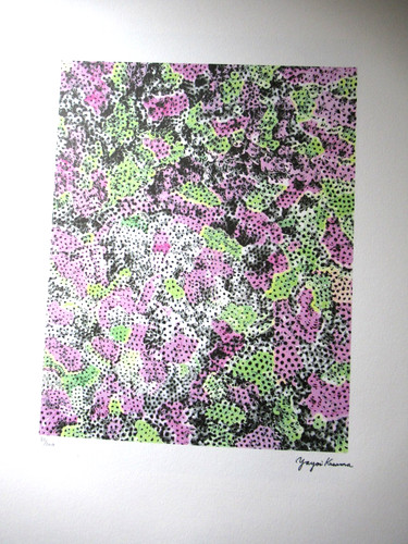 Yayoi kusama litografia - yayoi,
