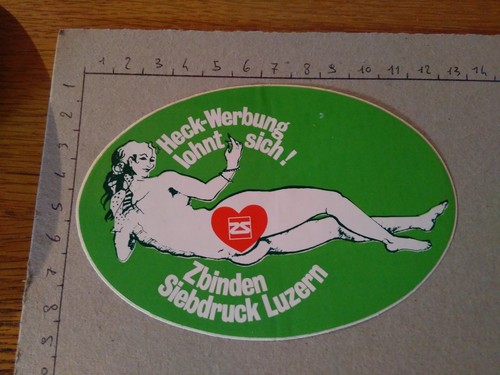 Adesivo vintage sticker kleber - vintage,