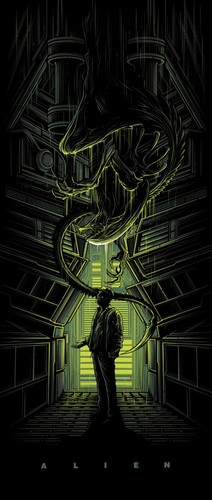 Poster alien dan - alien, di