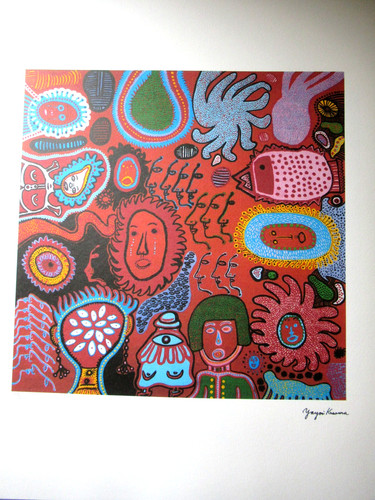 Yayoi kusama litografia - yayoi, kusama: