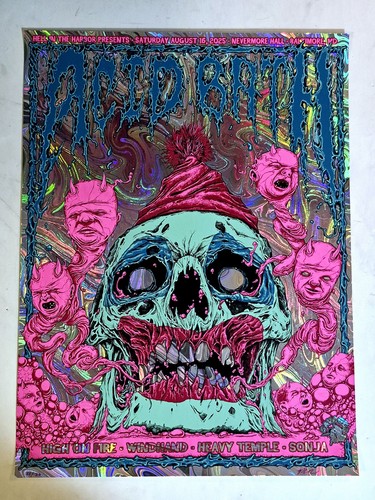 Poster bagno acido baltimore - bagno,