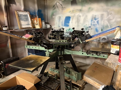Macchina stampa serigrafica - stampa,
